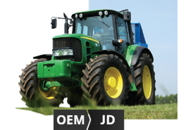 Imagen de un tractor que indica que hay recambios originales disponibles para maquinaria Ford/New Holland, John Deere y Case IH